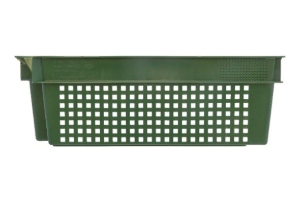 Фото ящик п/э 600х400х200 зеленый на сайте www.kiit.ru в интернет-каталоге КИИТ ☎ +7(800) 707-07-45