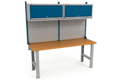 Верстак ДиКом ВС-200-01 с экраном ВС-200-Э2 и 2 Антресоли. Изображение №1