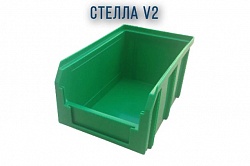 Ящик для хранения и транспортировки мелких деталей Стелла-техник V-2 зеленый