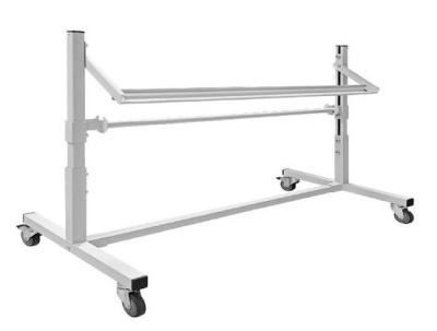 Стойка упаковочная для рулонных материалов GRESSON СРМ-1200 (1200 мм, на колесах, с прижимной планкой). Изображение №2