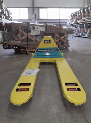 Тележка гидравлическая 2500 кг 1150 мм полиуретановые колеса TOR AC (серия J). Изображение №2