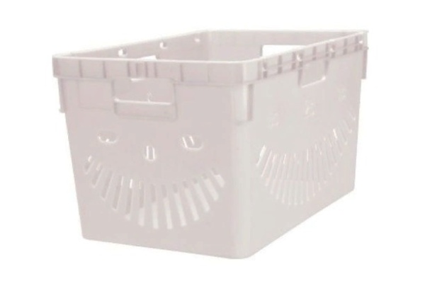 Фото ящик 600x400x340 перфорированный белый на сайте www.kiit.ru в интернет-каталоге КИИТ ☎ +7(800) 707-07-45