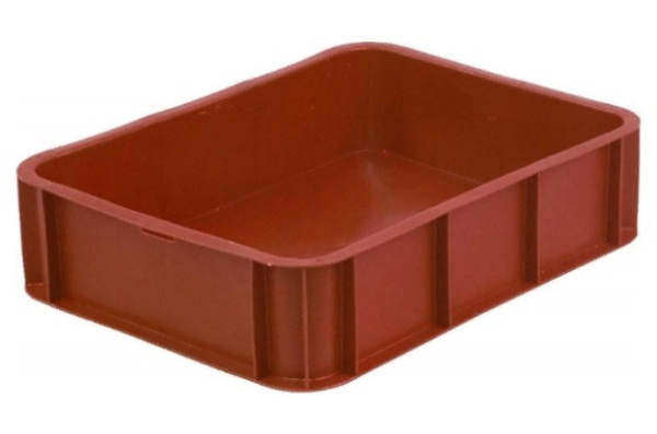Фото ящик п/э под пирожные 430х330х110 красный без крышки на сайте www.kiit.ru в интернет-каталоге КИИТ ☎ +7(800) 707-07-45