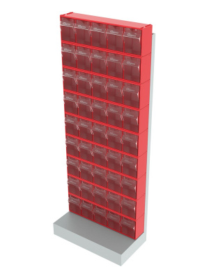 Стойка с ячейками 45 шт. Стелла-техник 403-00-00-09 (605х330х1500). Изображение №5