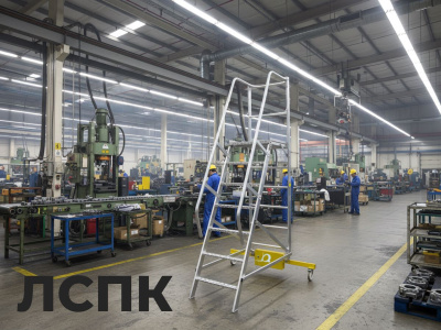 Передвижная лестница с платформой MEGAL - ЛСПК-1,65 (0,82). Изображение №3