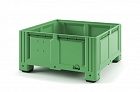 Пластиковый контейнер iBox на ножках 11.604SF.70.С10 1130x1130x580 мм, сплошной зеленый
