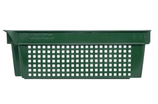 Фото ящик усиленный п/э 600х400х200 зеленый на сайте www.kiit.ru в интернет-каталоге КИИТ ☎ +7(800) 707-07-45