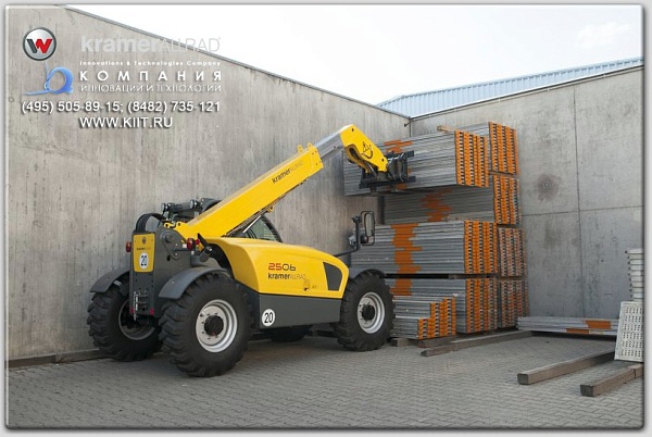 Фото телескопический погрузчик kramer 2506 на сайте www.kiit.ru в интернет-каталоге КИИТ ☎ +7(800) 707-07-45 Изображение №4