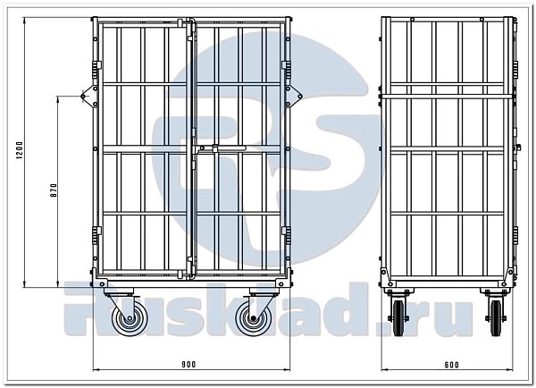 Фото шкаф штм 6 (800х1200х1500) на сайте www.kiit.ru в интернет-каталоге КИИТ ☎ +7(800) 707-07-45 Изображение №2