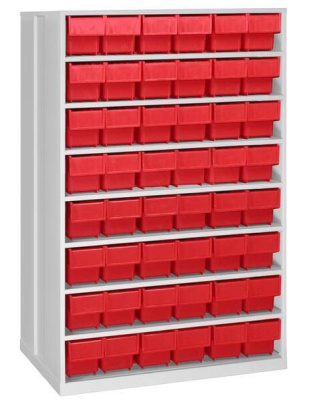 Кассетница GRESSON К-48 (48 пластиковых ящиков, 955x605x410 мм). Изображение №2