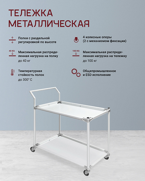Фото тележка gresson тм на сайте www.kiit.ru в интернет-каталоге КИИТ ☎ +7(800) 707-07-45 Изображение №2