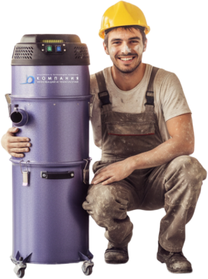 Строительный пылесос Дастпром ПП-220/50.1-1,5 (50 л, 1,5 кВт, два цикла, розетка для инструмента). Изображение №1