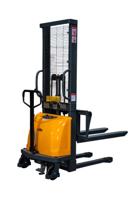 Штабелер гидравлический с электроподъемом 1,5 т 1,6 м XILIN CDD15B-E (WET) с раздвижными вилами. Изображение №1