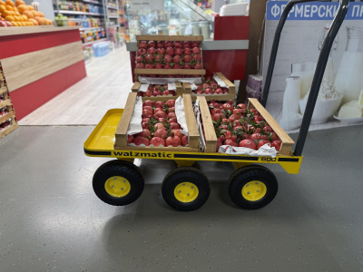 Ручная платформенная тележка Walzmatic 600: разворот на месте, нагрузка до 400 кг. Изображение №13