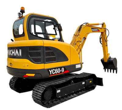 Мини-экскаватор Yuchai YC 60-9 (5700 кг, глубина копания 3935 мм, двигатель Kubota 48 л.с., ковш 0,21 м³). Изображение №7