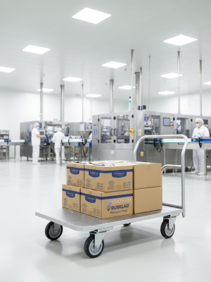 Ручная грузовая тележка  RUSKLAD ТП НЖ 3 600х1000 | INOX, 550 кг. Изображение №1