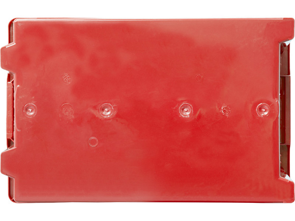 Фото ящик сплошной 600×400×270 мм, объем 43 л. красный на сайте www.kiit.ru в интернет-каталоге КИИТ ☎ +7(800) 707-07-45 Изображение №3