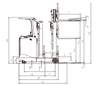 Ричтрак EP CQD20L LI-ion 48/560 2000 кг 12 метров. Изображение №6