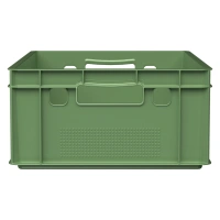 Фото пластиковый ящик для мяса iplast e2 12.422 600х400х200 зеленый на сайте www.kiit.ru в интернет-каталоге КИИТ ☎ +7(800) 707-07-45 Изображение №2
