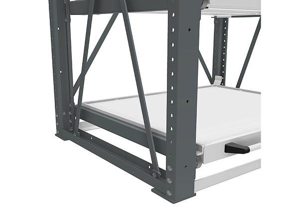 Фото стеллаж с выкатными платформами диком вт-03 на сайте www.kiit.ru в интернет-каталоге КИИТ ☎ +7(800) 707-07-45 Изображение №9