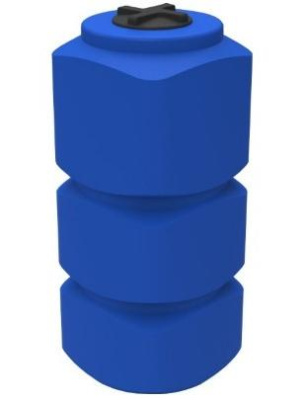 Пластиковая ёмкость для воды 750 литров, арт.: L 750, цвет: синий. Изображение №1