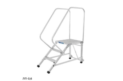 Лестница подмости MEGAL ЛП-0,6 с двумя поручнями. Изображение №1
