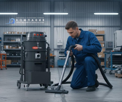 Промышленный пылесос VOSTOK PYO | 3,6 кВт, 60 л, для сбора СОЖ, масла и металлической стружки. Изображение №7