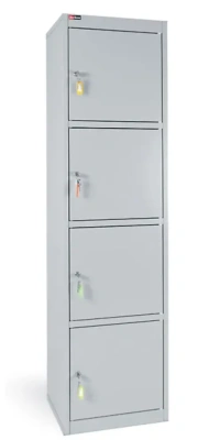 Офисный шкаф ДиКом КД-114 (без полок, 4 ячейки, 1675x450x350 мм). Изображение №6