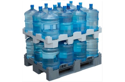 Пластиковый поддон для бутылок 19 литров. Изображение №1