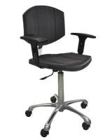 Купить антистатический стул GRESSON СПА-5 ESD | Термостойкость до 300°C, усиленная нагрузка 150 кг