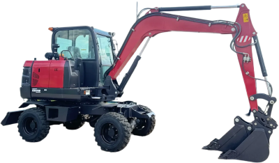 Колёсный экскаватор QUADTRAC E60W (5,5 т, двигатель YANMAR 4TNV98, 46,3 кВт, производительность 163 л/мин). Изображение №1