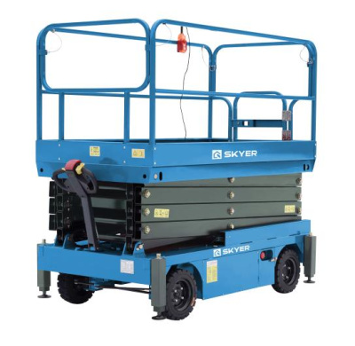 Самоходный электрический ножничный подъемник SKYER SPF1305 (500 кг, рабочая высота 13 м). Изображение №2