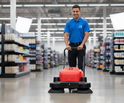 Подметальная машина EVOline SWB 1050 T | Ручная, ширина уборки 1050 мм, бак 35 л. Изображение №8