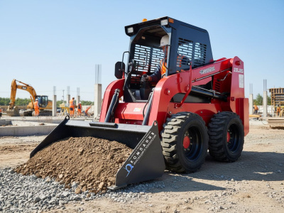 Мини погрузчик с бортовым поворотом QUADTRAC SSL85. Изображение №5