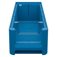 Купить полочный контейнер iPlast SK-3109 300х117х90 мм голубой с 1 поперечной перегородкой. Объем 2 л, нагрузка 4 кг, полипропилен, Россия. Продажа, доставка в Москве и по всей России — КИИТ.