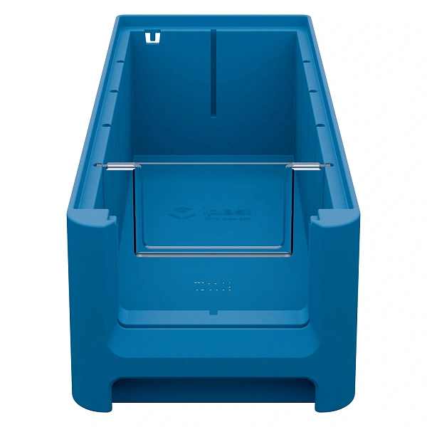 Купить полочный контейнер iPlast SK-3109 300х117х90 мм голубой с 1 поперечной перегородкой. Объем 2 л, нагрузка 4 кг, полипропилен, Россия. Продажа, доставка в Москве и по всей России — КИИТ.