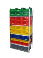 Фото стеллаж с полками и ящиками 30 шт. в комплекте стелла-техник су-5 на сайте www.kiit.ru в интернет-каталоге КИИТ ☎ +7(800) 707-07-45 Изображение №6