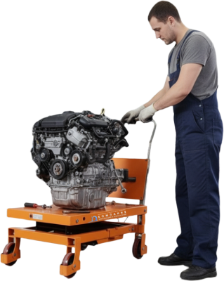 Подъемный передвижной стол TOR SPS800 (G) 800 кг 450-1500 мм (1200х600 мм). Изображение №1