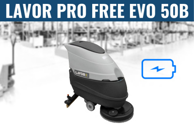 Поломоечная машина Lavor PRO FREE EVO 50B с АКБ GEL SIAP 105 Ah. Изображение №1