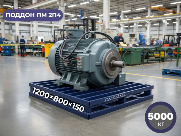 Поддон металлический RUSKLAD ПМ 2П4 1200×800×150 5 тонн