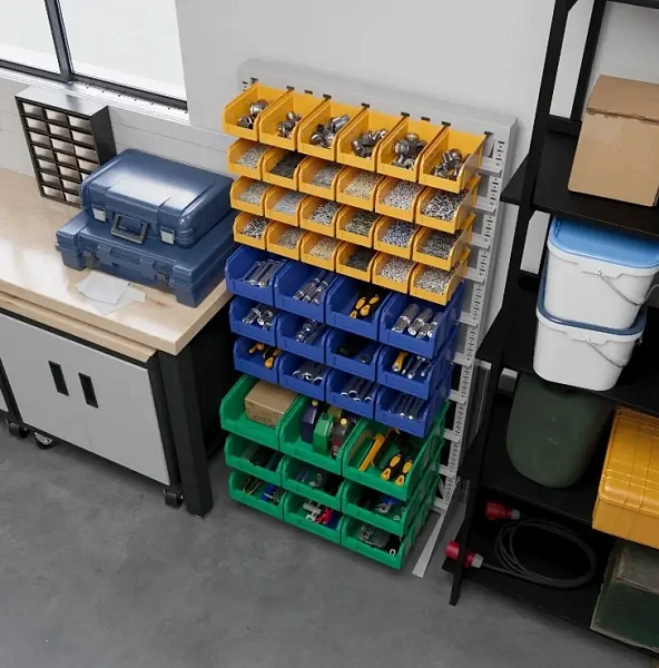 Фото стойка с ящиками для метизов стелла-техник а1-11-00-01 на сайте www.kiit.ru в интернет-каталоге КИИТ ☎ +7(800) 707-07-45 Изображение №2