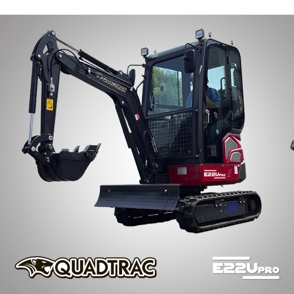 Фото мини экскаватор quadtrac e22u pro на сайте www.kiit.ru в интернет-каталоге КИИТ ☎ +7(800) 707-07-45