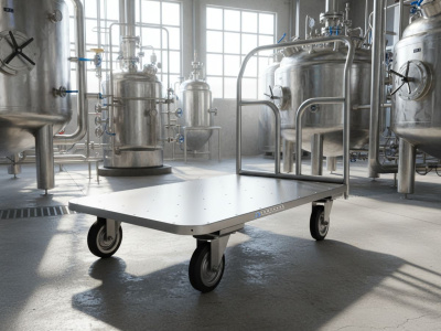 Ручная грузовая тележка  RUSKLAD ТП НЖ 3 600х1000 | INOX, 550 кг. Изображение №4