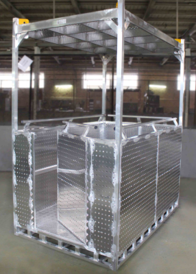 Люлька подвесная алюминиевая MEGAL ЛПА 4/1 (600 кг, 4 человека). Изображение №5