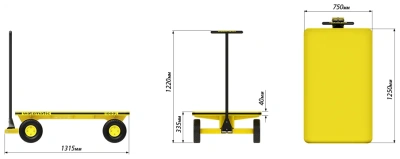 Ручная тележка Walzmatic 1000L. Изображение №6