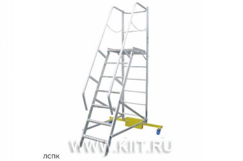 Передвижная лестница с платформой MEGAL - ЛСПК-1,4 (0,82)