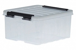 Прозрачный ящик Rox Box 2,5 литра с крышкой и клипсами 