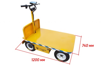 Электроплатформа RuTrike ПЛИТА БУКСИР 1200. Изображение №6