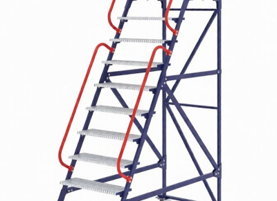 Сборно-разборная лестница Rusklad ЛР 10.1 (10 ступеней, 1 марш) 1834х791х2945 мм. Изображение №5