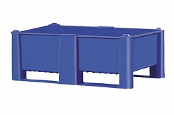 Контейнер BoxPallet 11-080-LA (440) 1200х800х440 мм сплошной синий